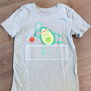 Cat & Jack Gray Avocado Sports Tee